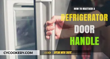 Easy Steps to Reattach Your Refrigerator Door Handle Like a Pro