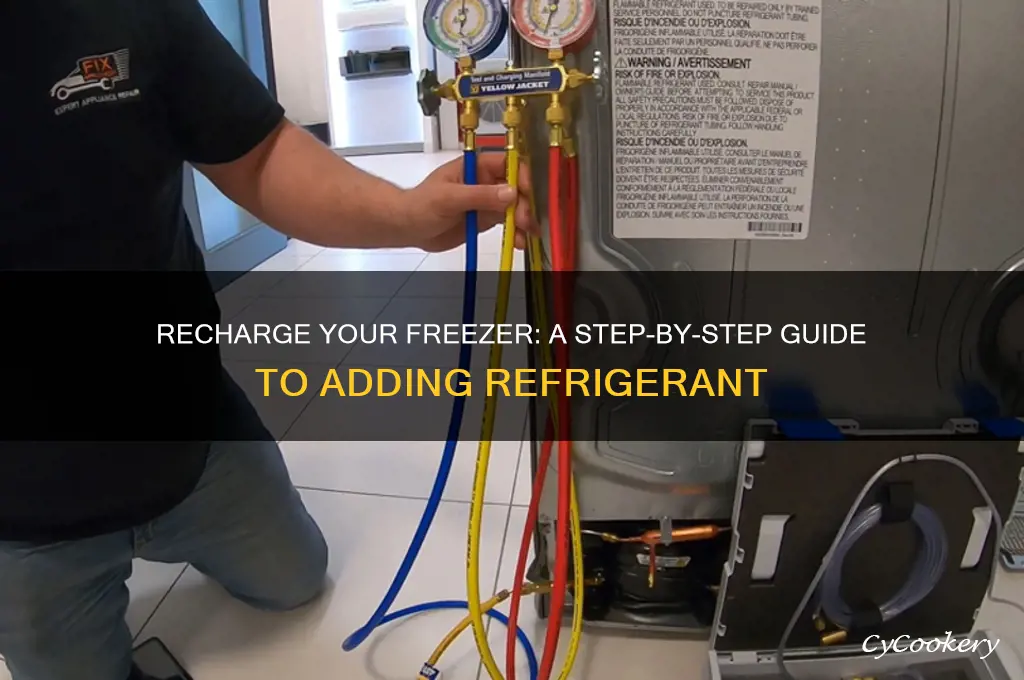 how to recharge a freezer with refrigerant