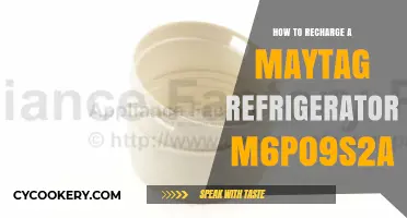 Recharge Your Maytag M6P09S2A Refrigerator: Step-by-Step Guide