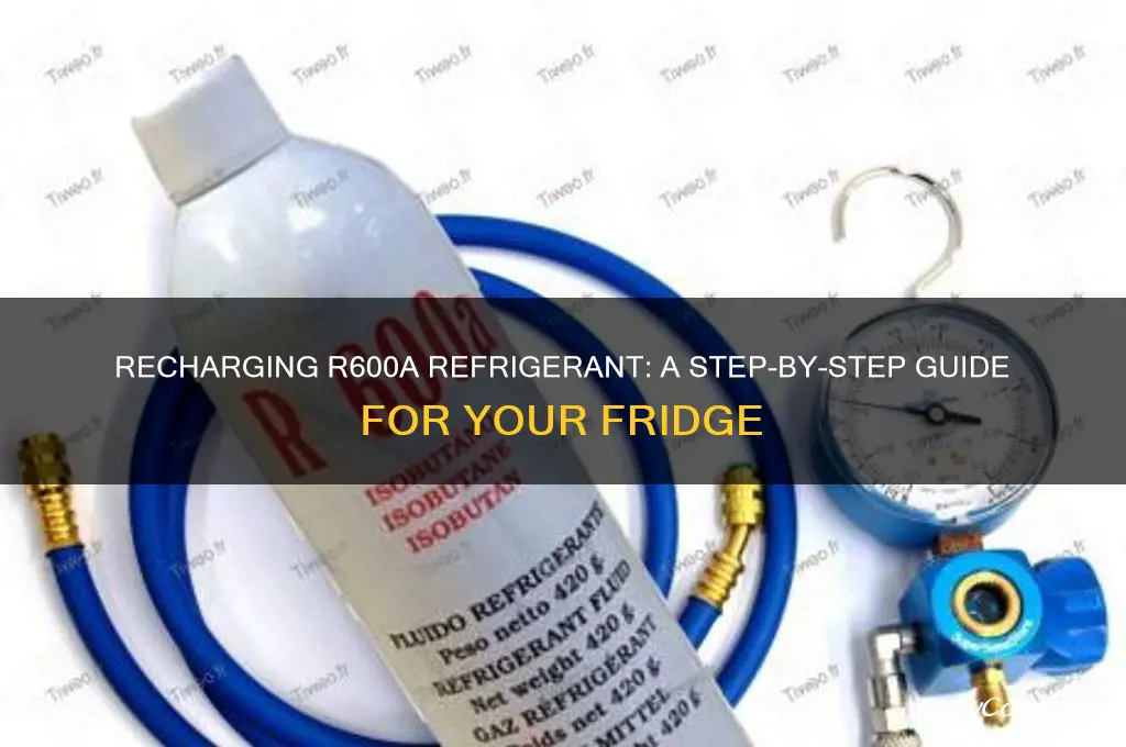 how to recharge r600a refrigerant in refrigerator