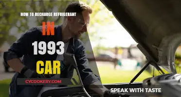 Recharging Refrigerant in Your 1993 Vehicle: A Step-by-Step Guide