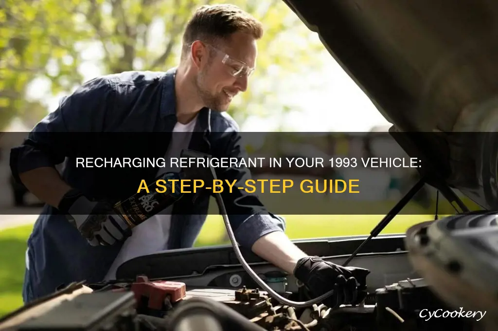 how to recharge refrigerant in 1993 car