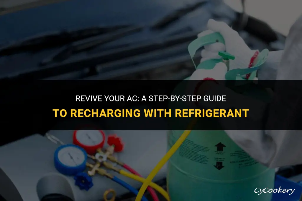how to recharge your own ac with refrigerant tank