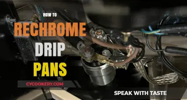 Rechroming Drip Pans: DIY Guide to Restoring Shine