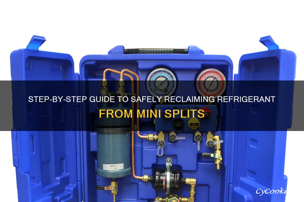 how to reclaim refrigerant from mini split