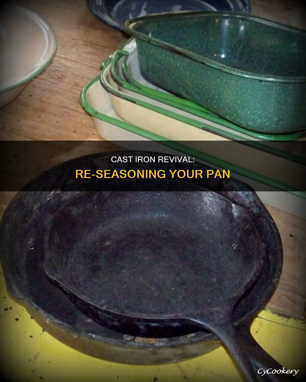 how to recondition a cast iron pan