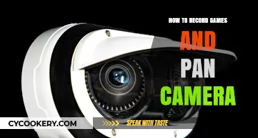 Recording Games: Pan Camera Like a Pro