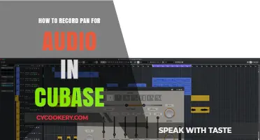 Panning Audio in Cubase: A Guide to Recording Pan