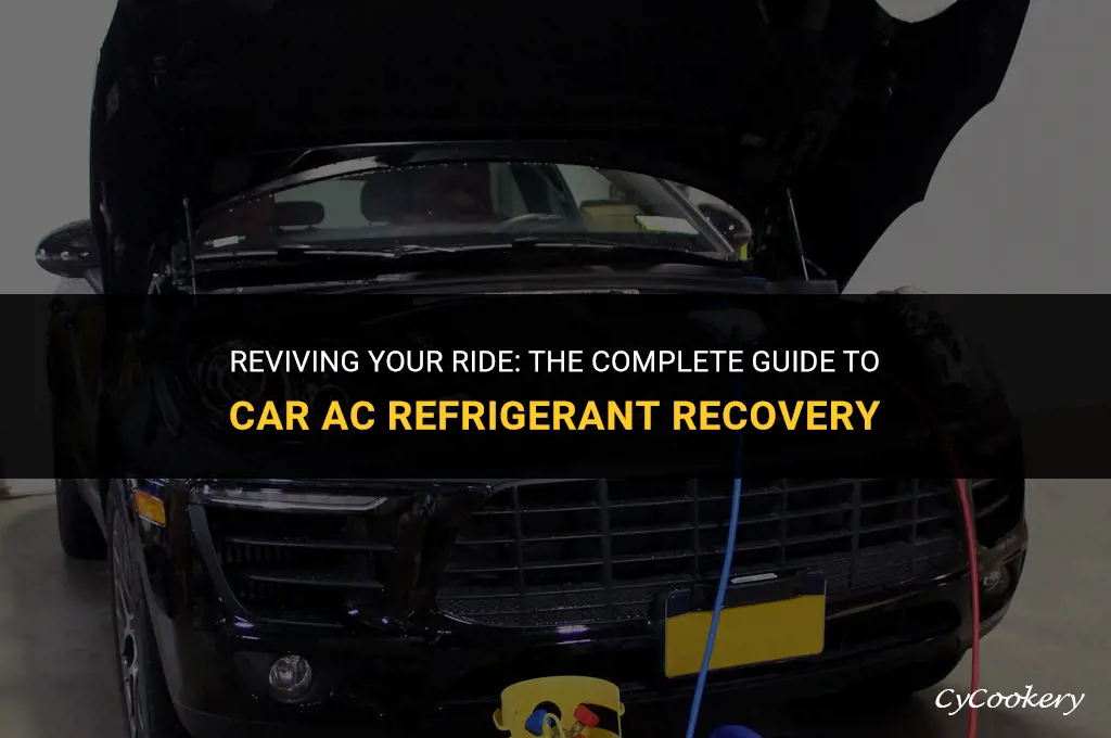 how to recover a c refrigerant from car