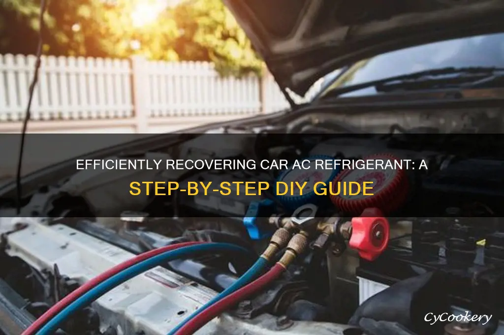 how to recover ac refrigerant from car