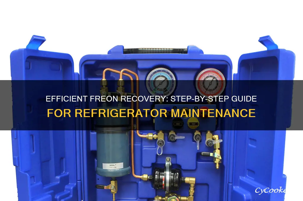 how to recover freon from a refrigerator