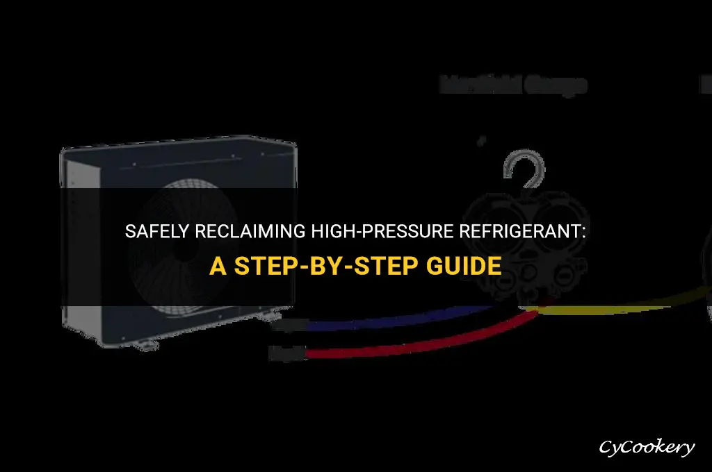 how to recover high pressure refrigerant from a hose