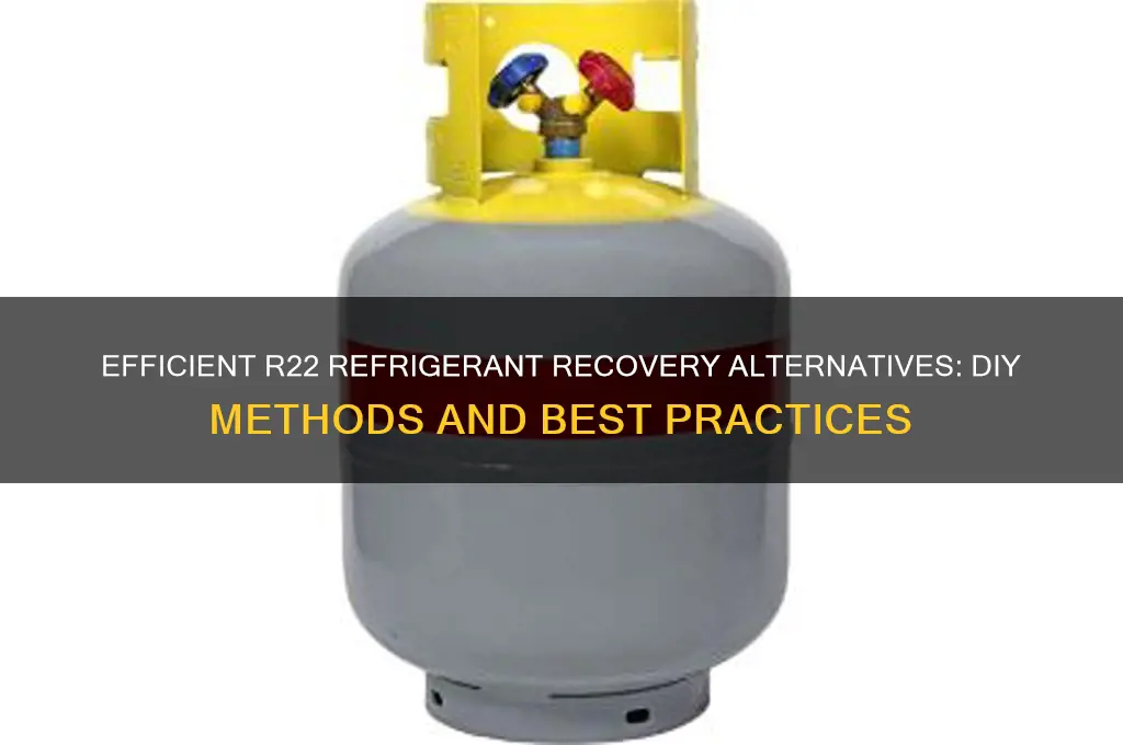 how to recover r22 refrigerant without recovery