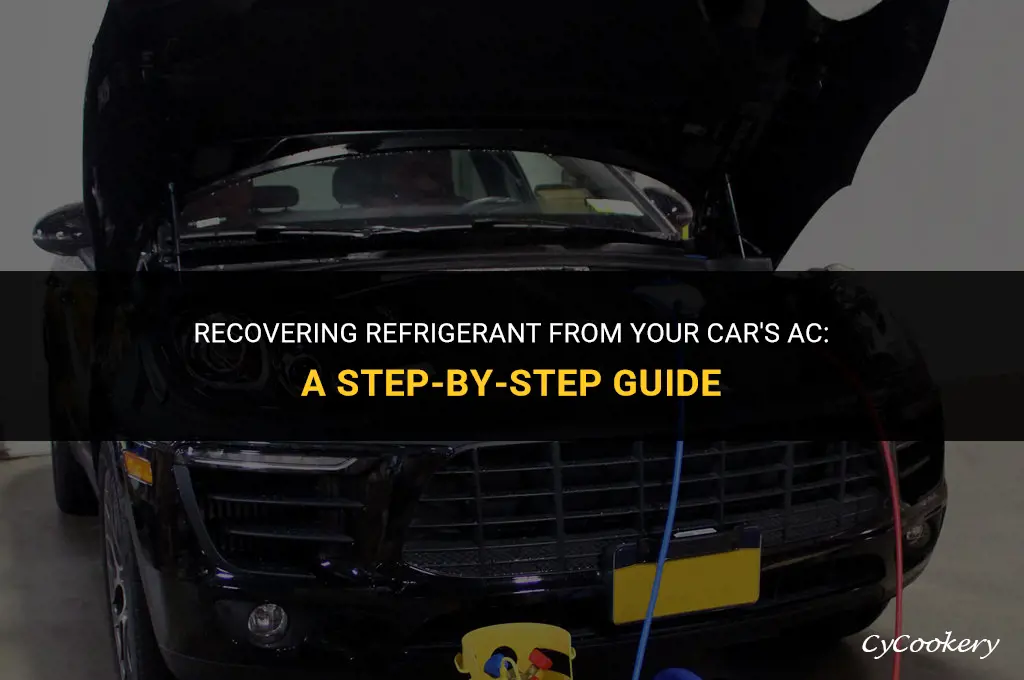 how to recover refrigerant from an auto air conditioner