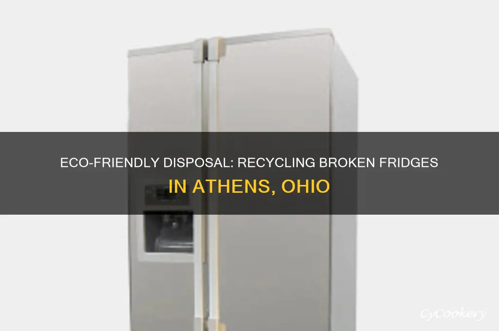 how to recycle nonworking refrigerators athens oh