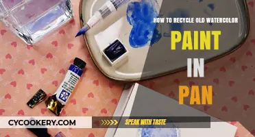 Reviving Old Watercolor Paints: A Guide to Recycling Pans