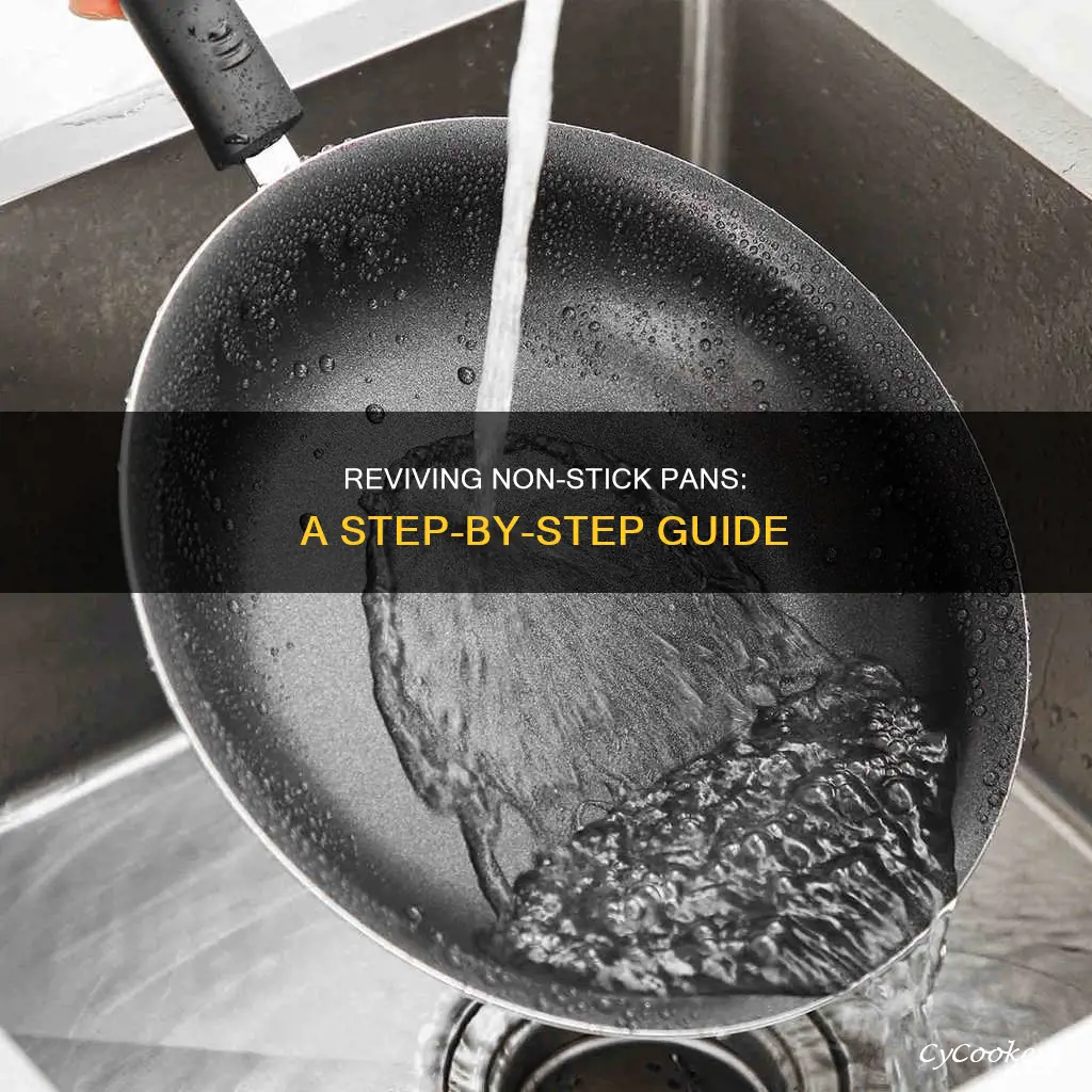 how to redo non stick pans