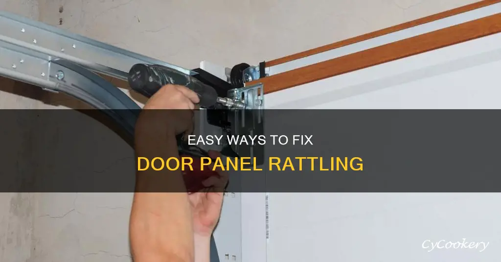 how to reduce door panned rattle