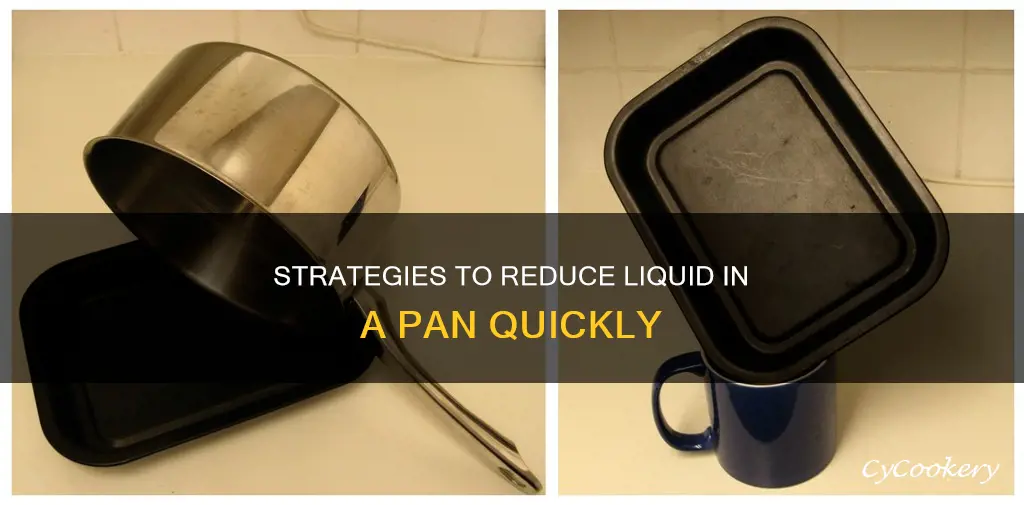 how to reduce liquid in a pan