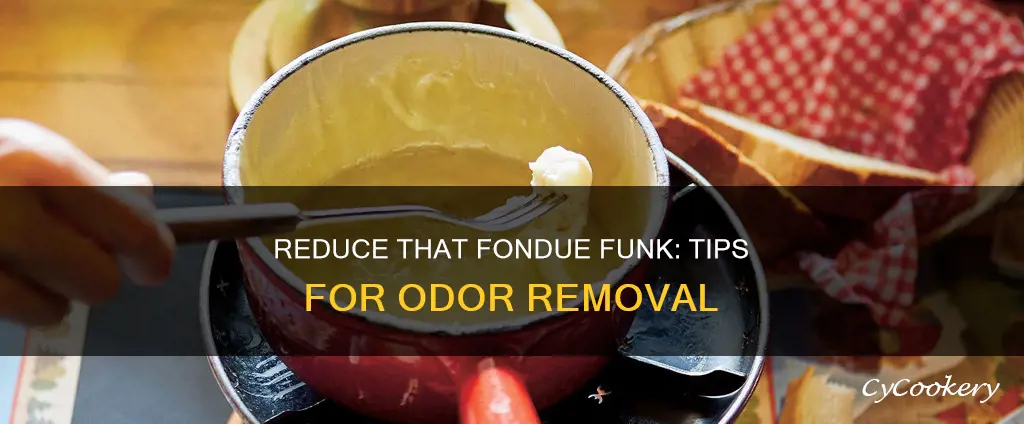 how to reduce odor from fondue