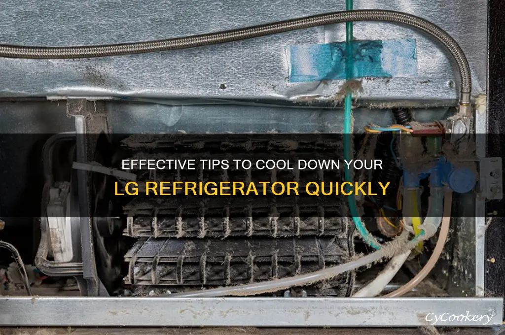how to reduce temperature of lg refrigerator