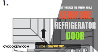 Easy Steps to Adjust Your Kenmore Fridge Door's Opening Angle