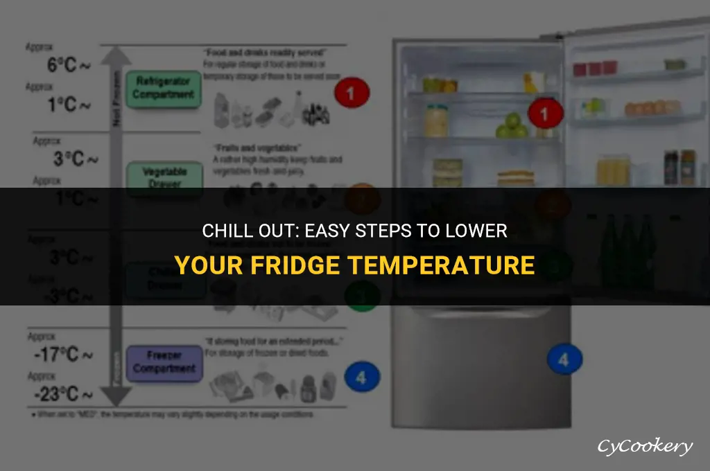 how to reduce the temperature in the refrigerator frigidarwe
