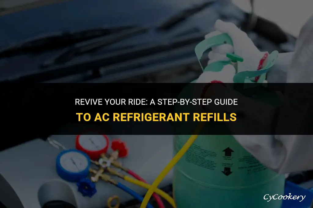how to refill refrigerant in car a c