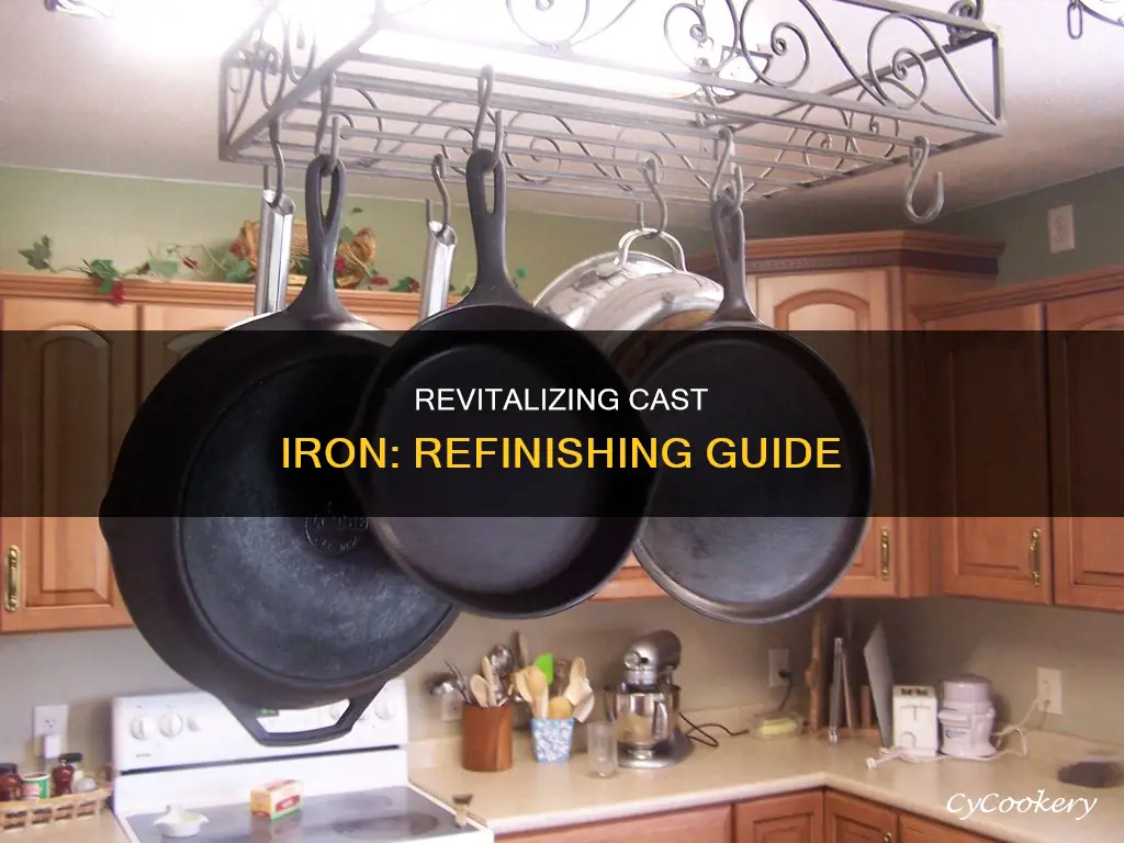 how to refinish a cast iron pan