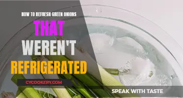 Reviving Green Onions: A Simple Guide to Refreshing Unrefrigerated Scallions