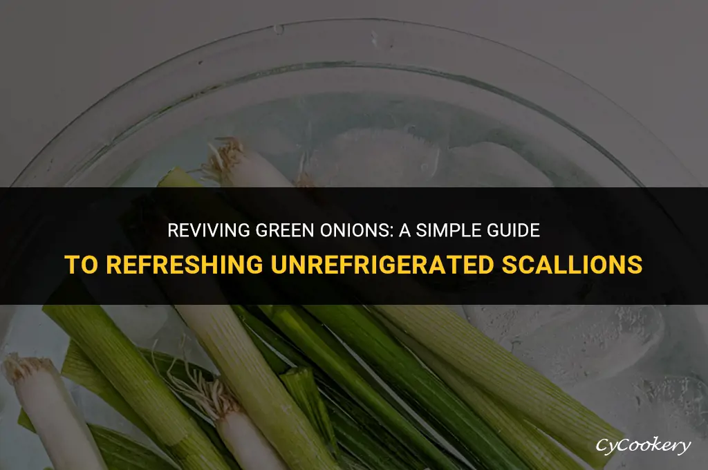 how to refresh green onions that weren