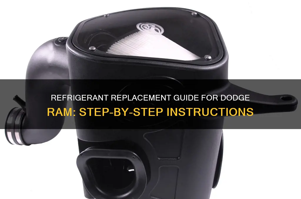 how to refrigerant to dodge ram instructions