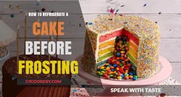 Perfectly Chilled: Tips for Refrigerating Cake Before Frosting