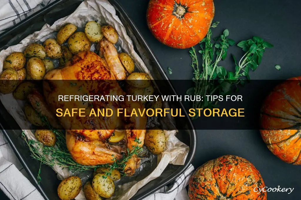 how to refrigerate a turkey with rub