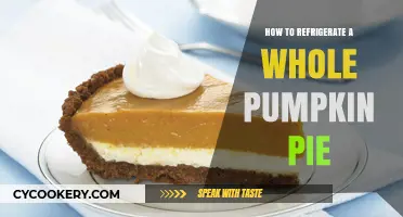 Refrigerating Pumpkin Pie: A Step-by-Step Guide to Perfect Storage