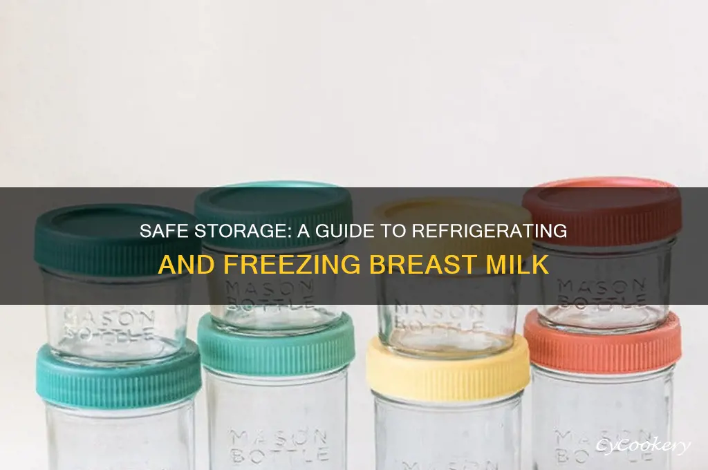how to refrigerate and freeze breast milk