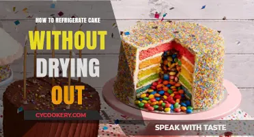 Keep Your Cake Moist: Refrigeration Tips to Prevent Drying Out