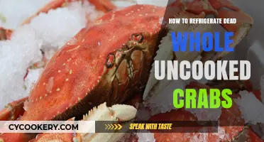 Properly Refrigerating Dead Whole Uncooked Crabs: A Step-by-Step Guide