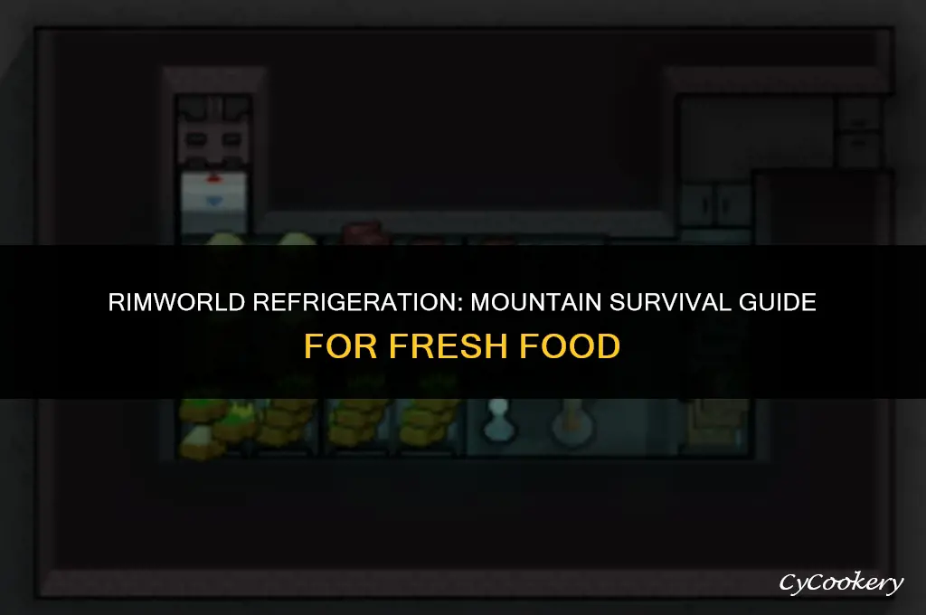 how to refrigerate items in rimworld in a mountain