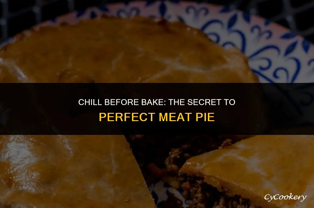 how to refrigerate meat pie overnight before baking