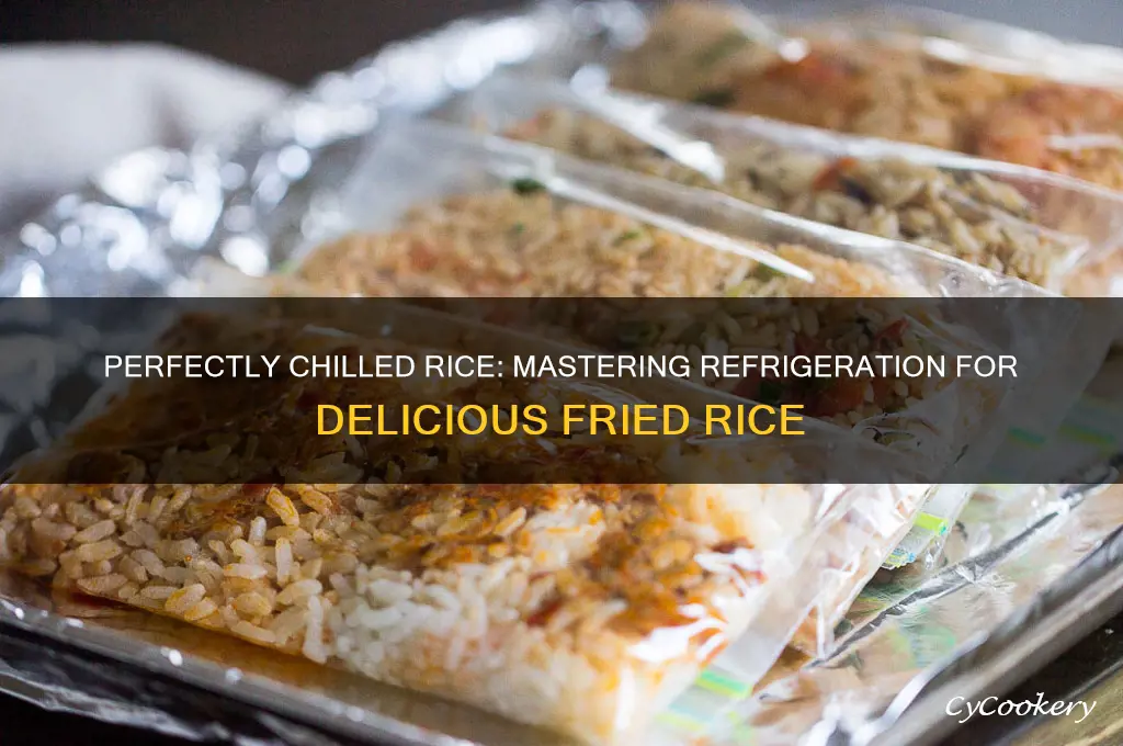 how to refrigerate rice for fried rice