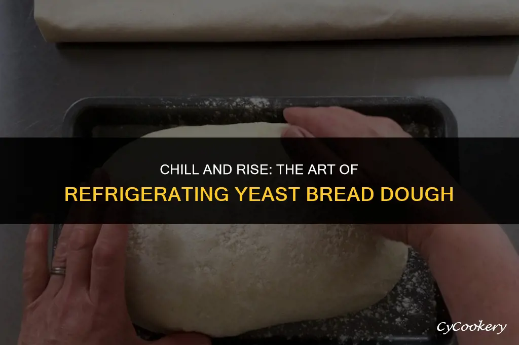 how to refrigerate yeast bread dough before baking