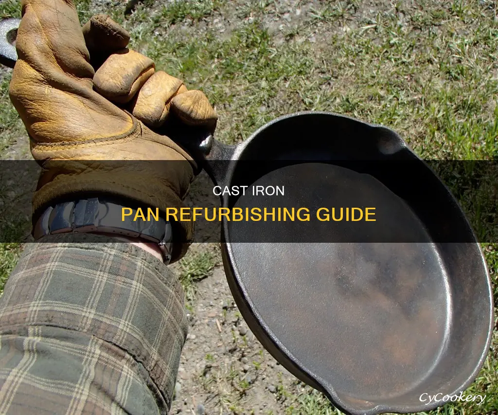 how to refurbish cast iron pans