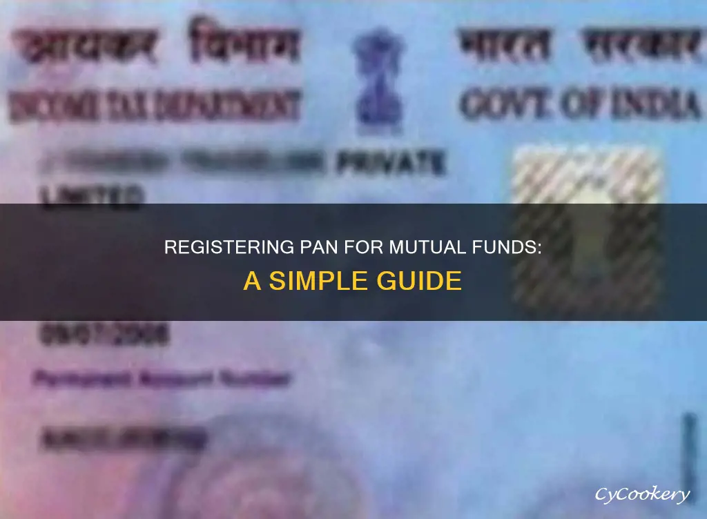 how to register pan for mutual fund