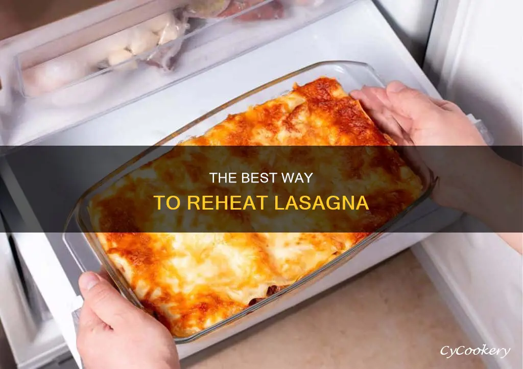 how to reheat a big pan of lasagna
