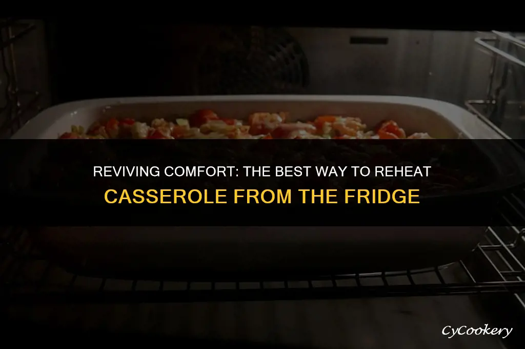 how to reheat a casserole from the refrigerator