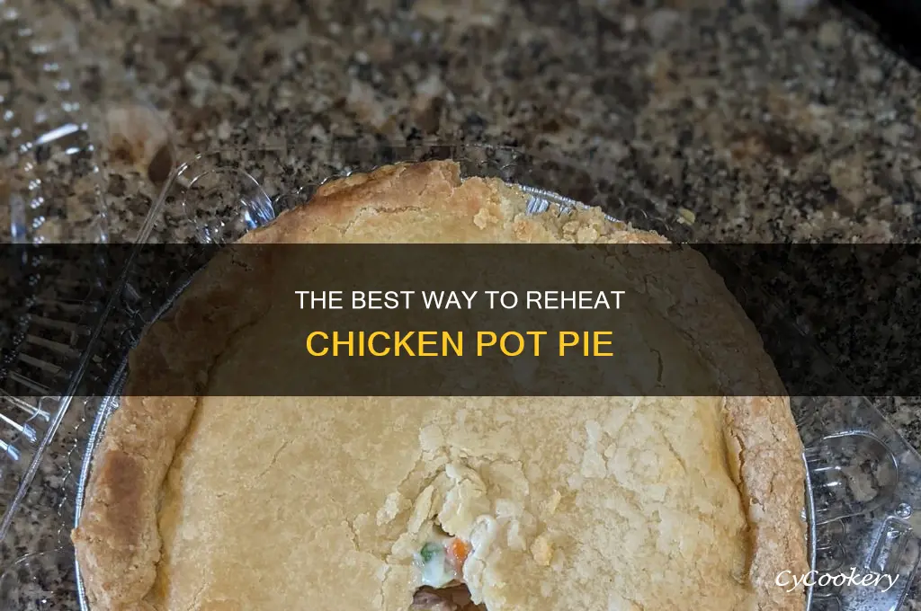how to reheat a cooked chicken pot pie