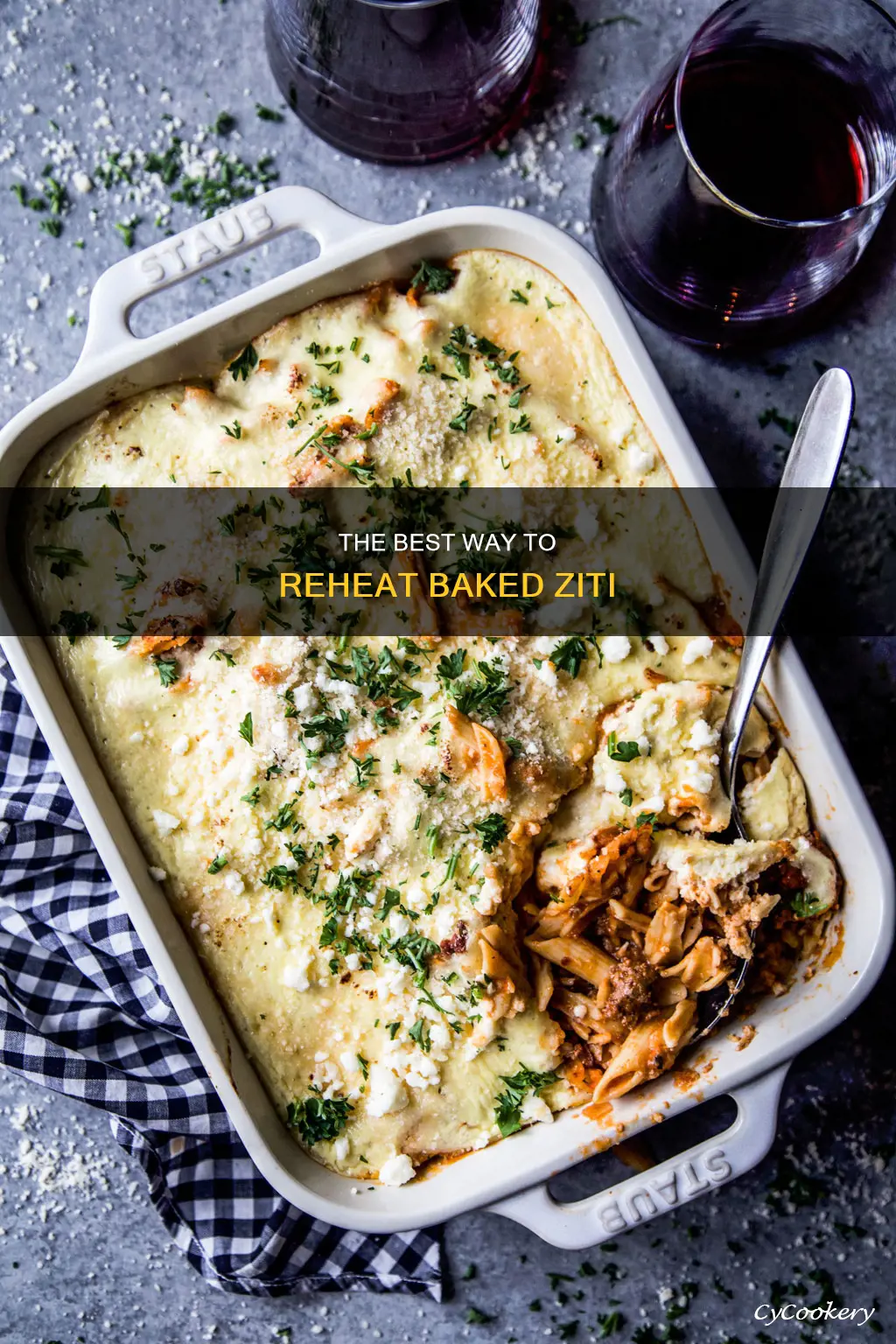 how to reheat a pan of baked ziti