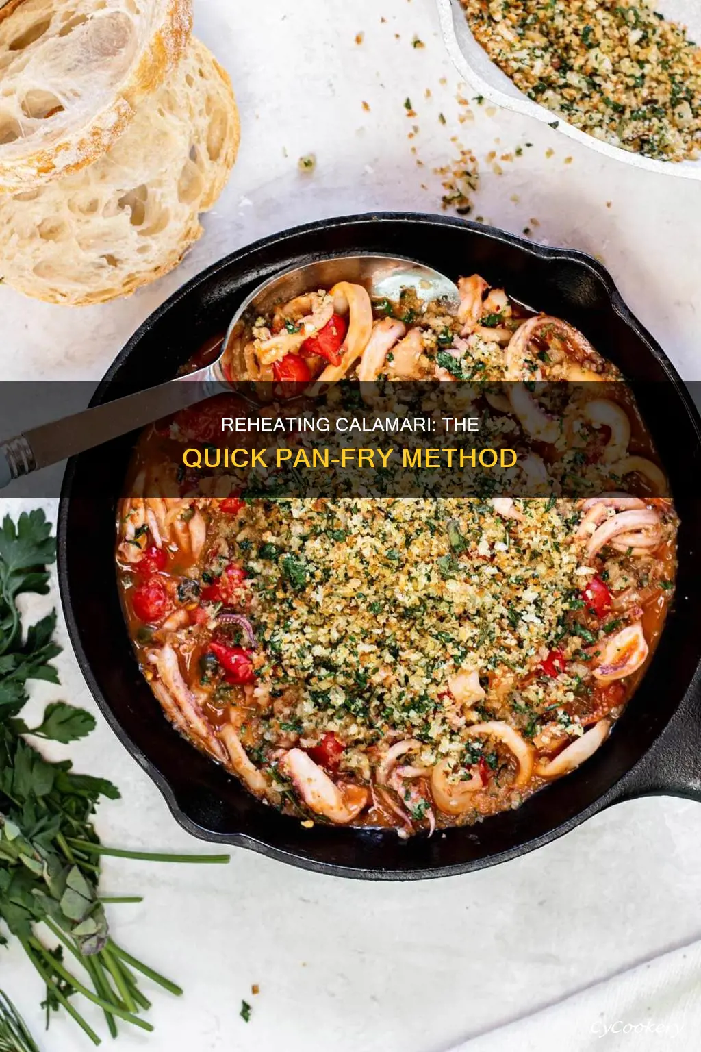 how to reheat calamari in pan