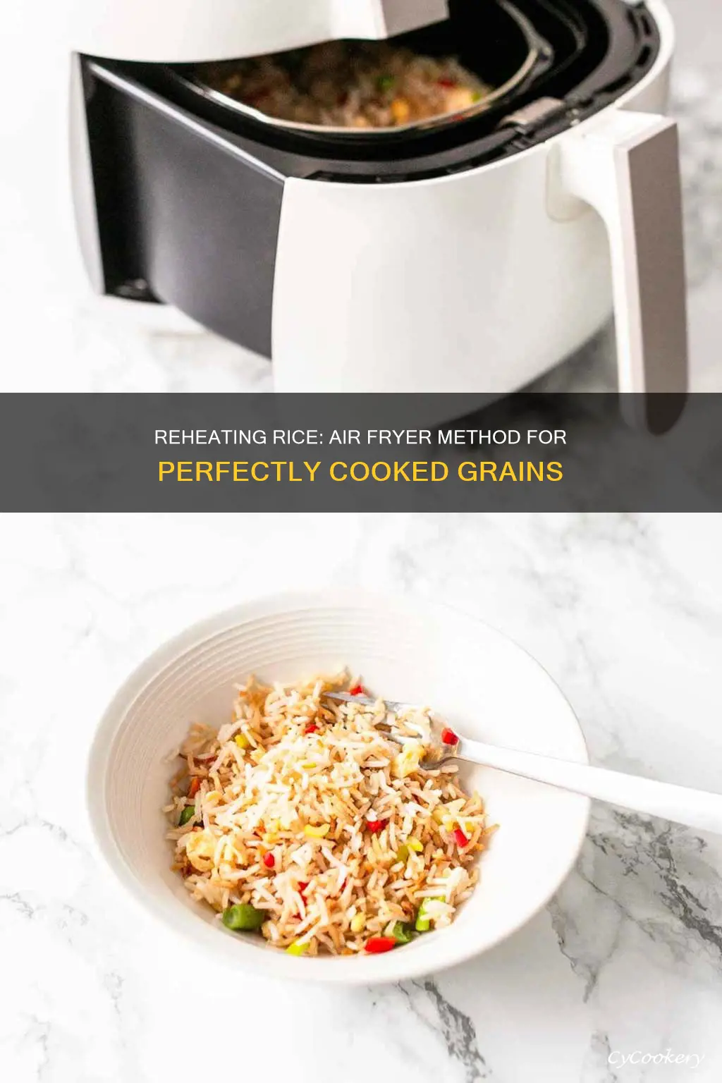 how to reheat cooked rice in air fryer